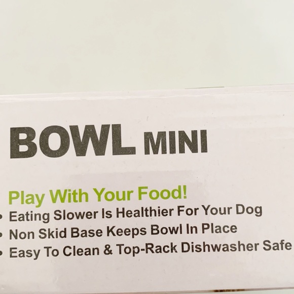 BOWL MINI Play With Your Food Green Bowl Holds 2 Cups - Picture 4 of 4